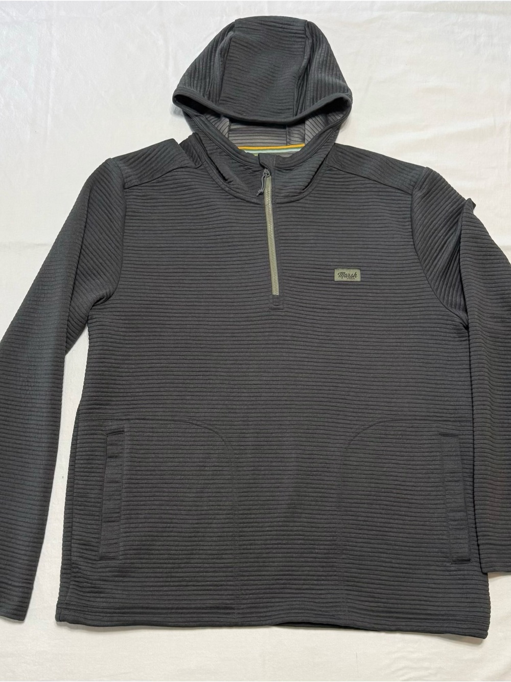 Marsh Wear Gray Ribbed Pullover